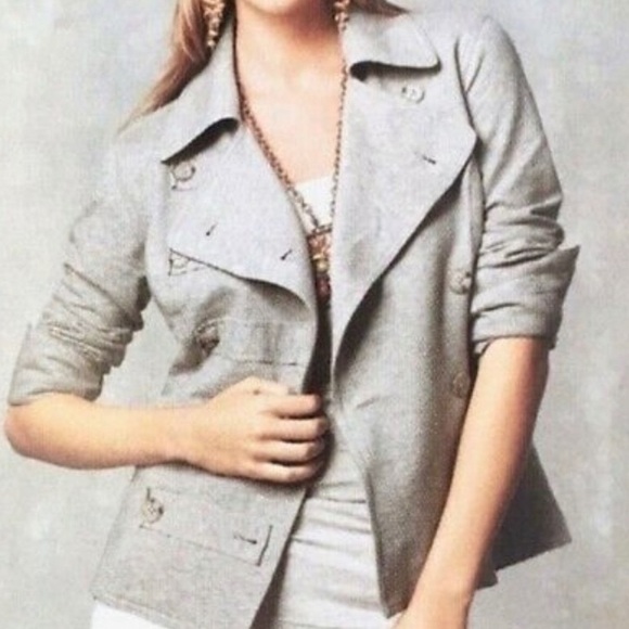 CAbi Jackets & Blazers - CAbi Gray Military Jacket